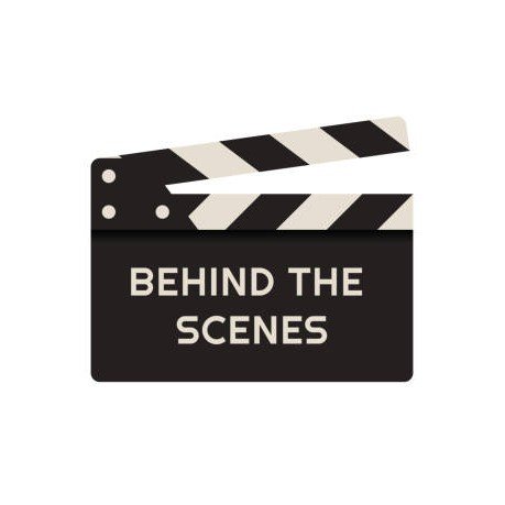Movie isolated vector modern illustration. Inscription on flapper.